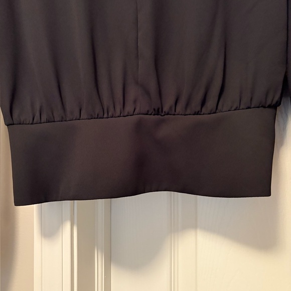 Express Women’s Black Sheer Top - Picture 3 of 6